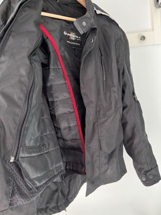 Chaqueta para moto Quarter Mile negra