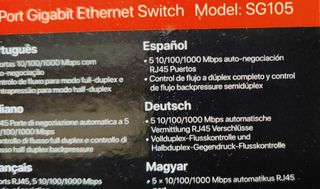 Mini switch Gigabit 5 puertos RJ45