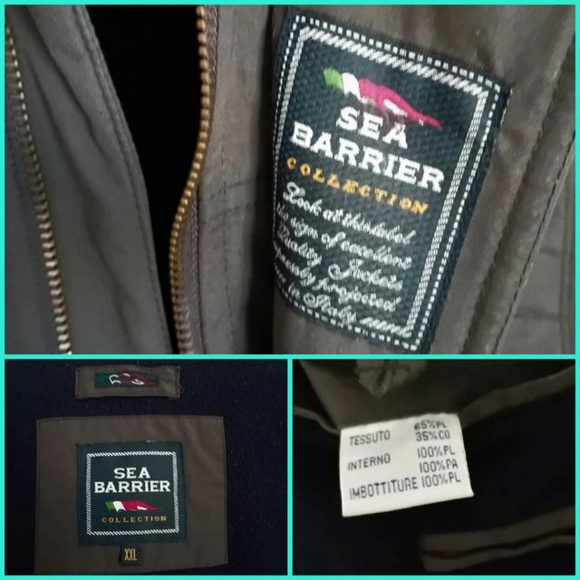 Giacca cappotto Sea Barrier 2xl oversize