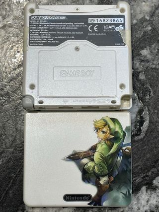 Carcasa nintendo advance SP Zelda