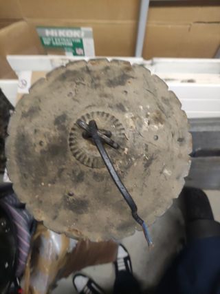 Lampadario ferro battuto