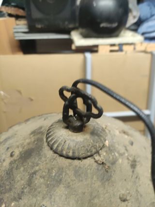 Lampadario ferro battuto