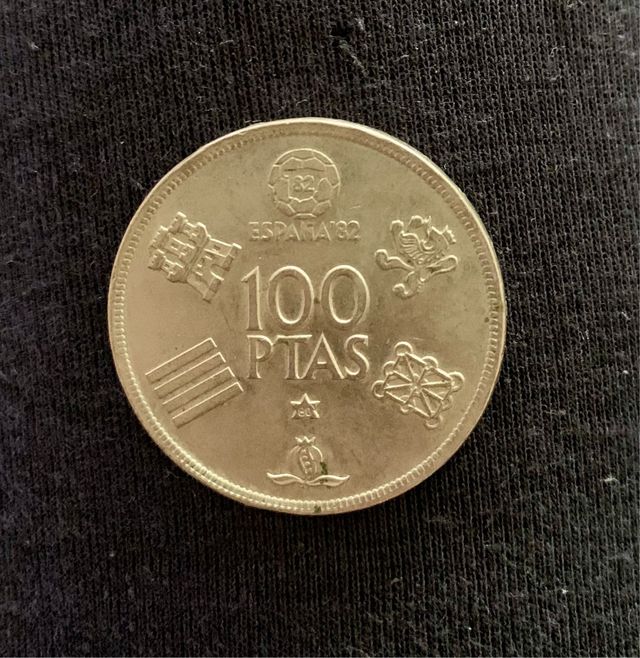Moneda 100 pesetas España 82
