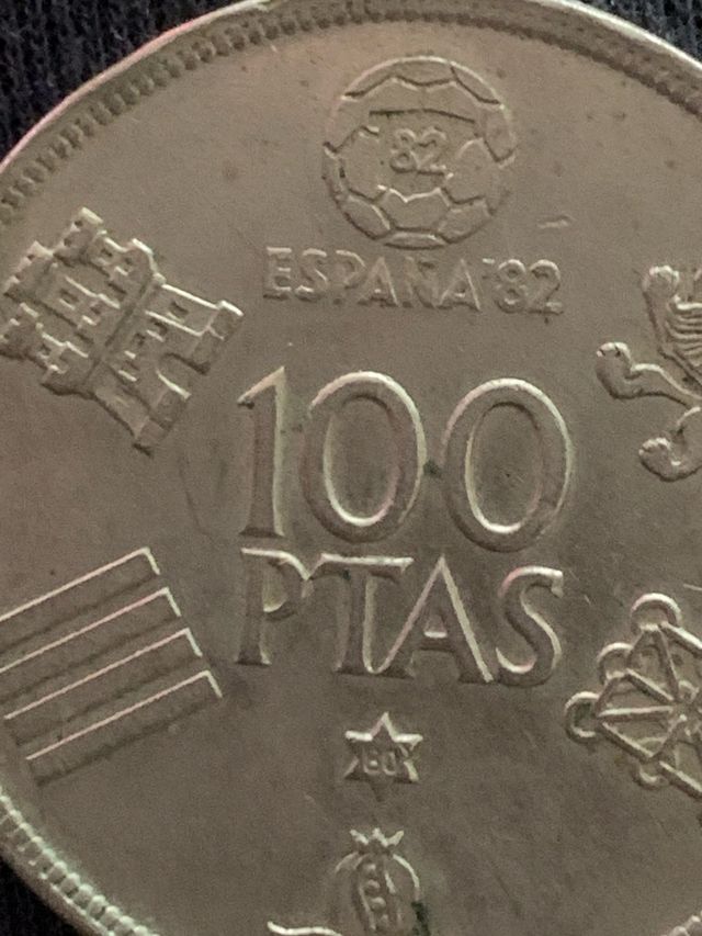 Moneda 100 pesetas España 82