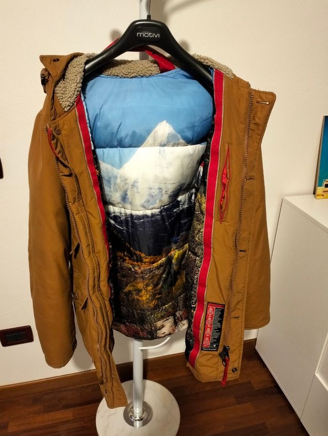 Parka Freedomday color cammello