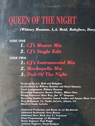 Whitney Houston. Queen of the night. 1993.