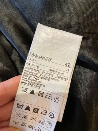 Abrigo de lana de Benetton