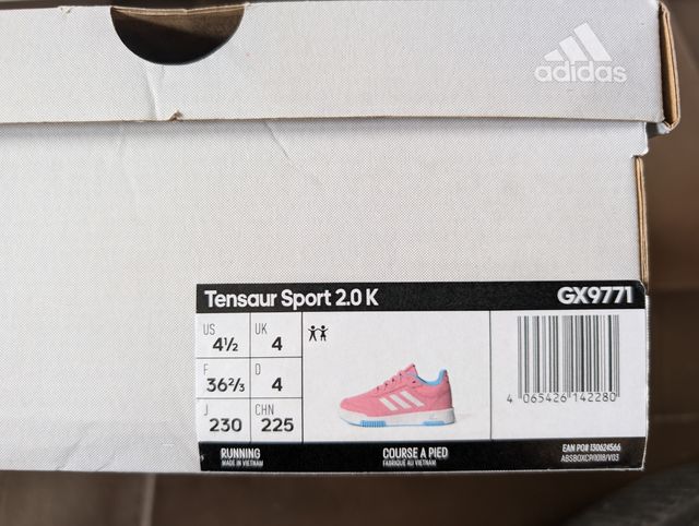 Scarpe Sneaker Adidas Tensaur Rosa 36