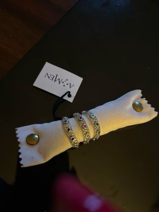 Anillos plata muestrario se venden individualmente