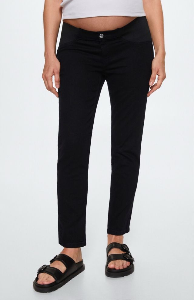 Vaquero premamá negro