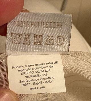 Coppia di Tende a vetro beige 54 x 245 cm