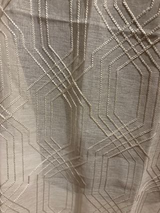 Coppia di Tende a vetro beige 54 x 245 cm