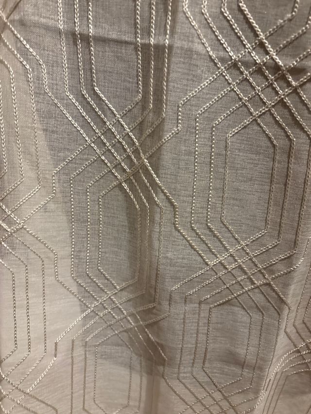 Coppia   di Tende a vetro  beige  54 x 245 cm