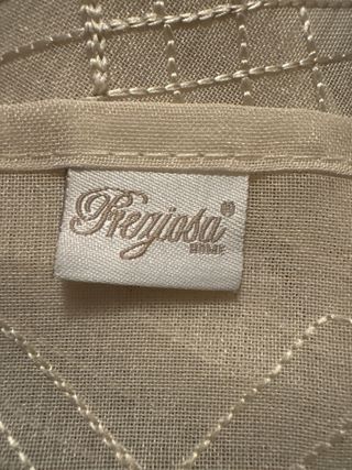 Coppia di Tende a vetro beige 54 x 245 cm