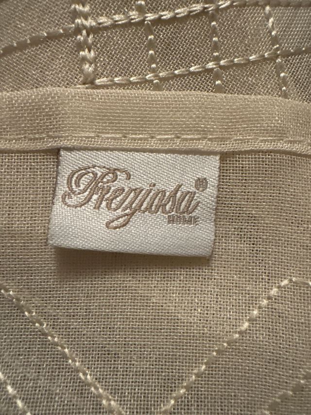 Coppia   di Tende a vetro  beige  54 x 245 cm