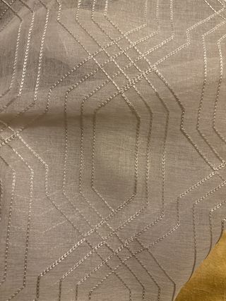 Coppia di Tende a vetro beige 54 x 245 cm