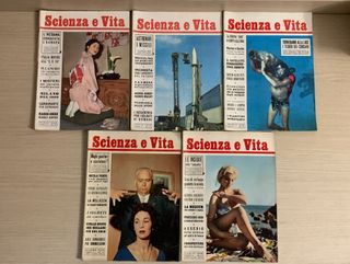 10 Riviste vintage anni '50 SCIENZA e VITA