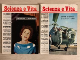 10 Riviste vintage anni '50 SCIENZA e VITA