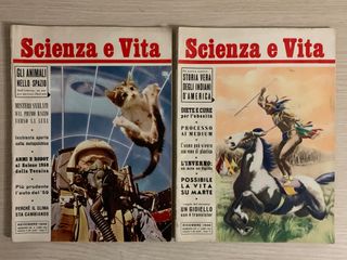 10 Riviste vintage anni '50 SCIENZA e VITA