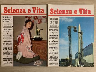 10 Riviste vintage anni '50 SCIENZA e VITA