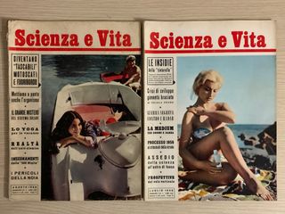 10 Riviste vintage anni '50 SCIENZA e VITA