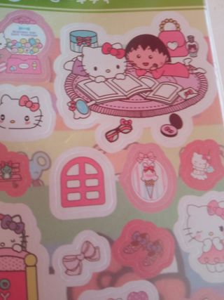 450 pegatinas de Hellokitty 😍