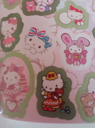 450 pegatinas de Hellokitty 😍