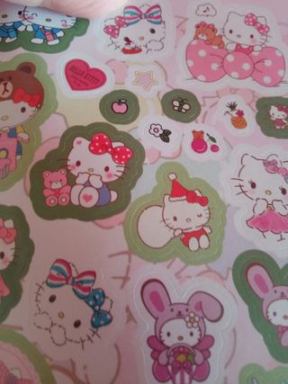 450 pegatinas de Hellokitty 😍