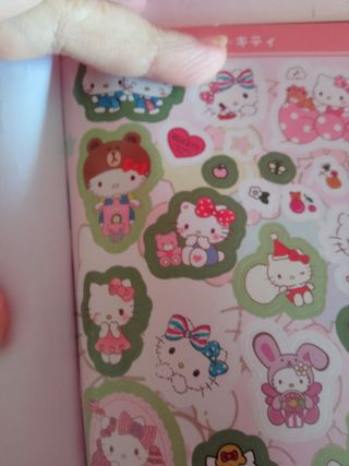 450 pegatinas de Hellokitty 😍