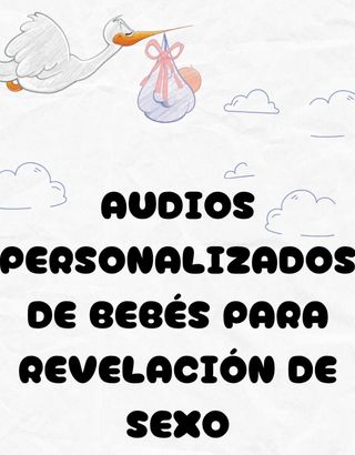 Audios Personalizados Revelacion Sexo