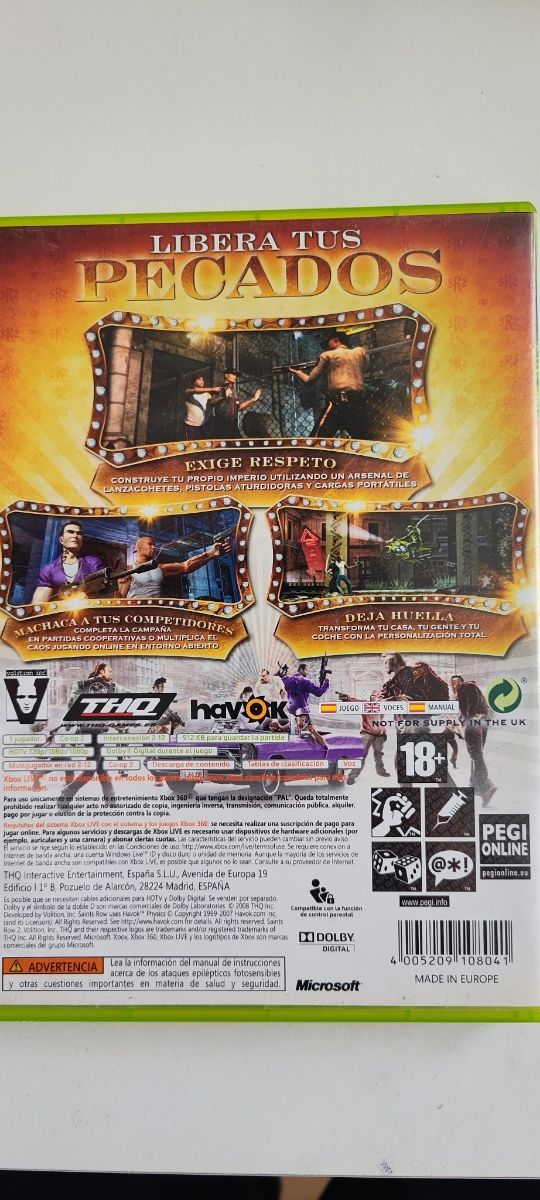 Saint Row 2 Xbox 360