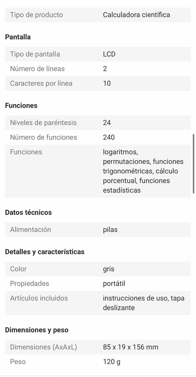 Calculadora casio fx82ms manual