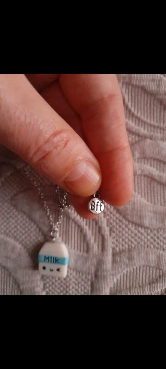Catena per collana Bff Milk a forma di brik