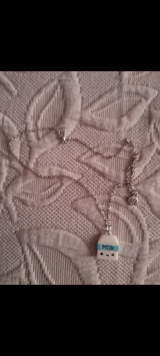 Catena per collana Bff Milk a forma di brik