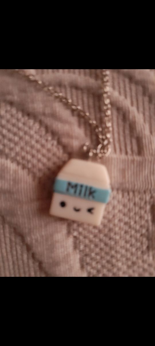 Catena per collana Bff Milk a forma di brik