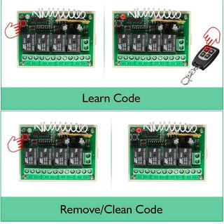 Mando distancia y receptor puerta garaje