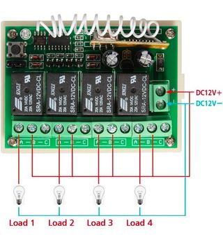 Mando distancia y receptor puerta garaje