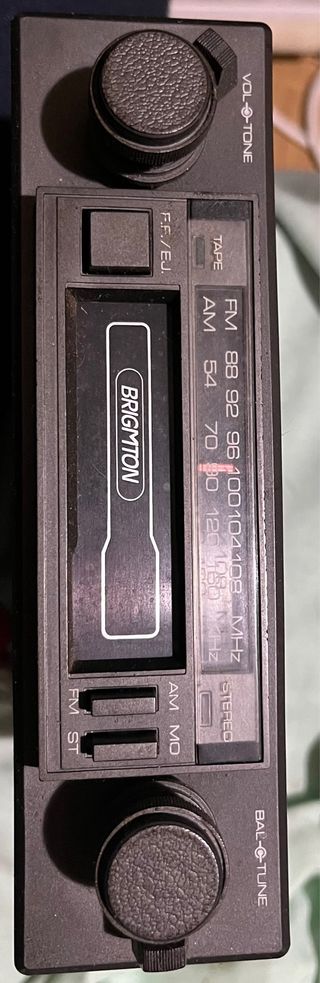 RADIOCASSETTE BRIGMTON ANALOGICO