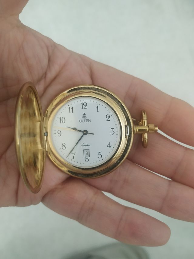 Reloj bolsillo chapado OLTEN