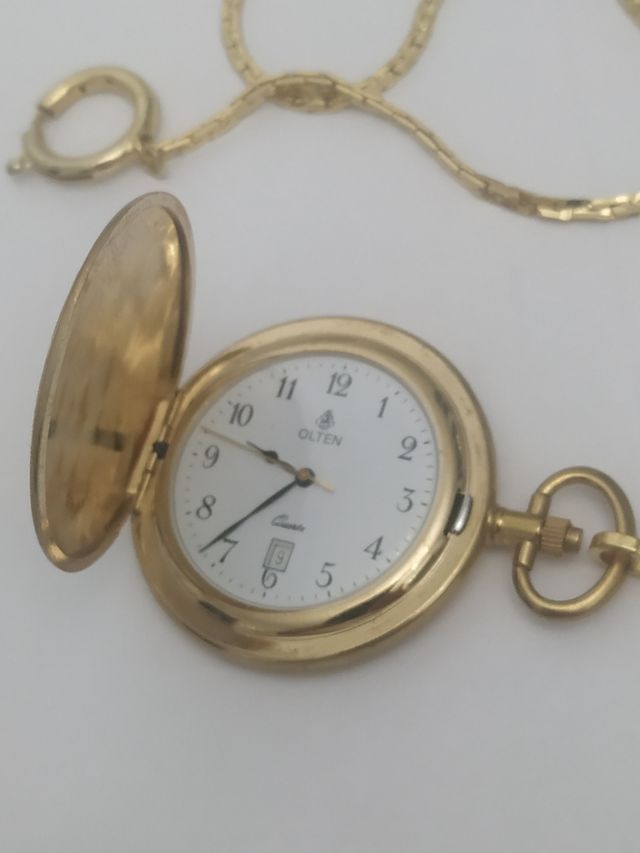 Reloj bolsillo chapado OLTEN