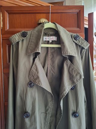 Gabardina Trench Green Coast talla S