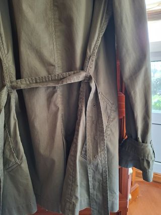 Gabardina Trench Green Coast talla S