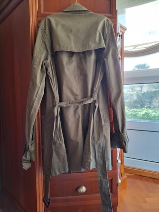 Gabardina Trench Green Coast talla S