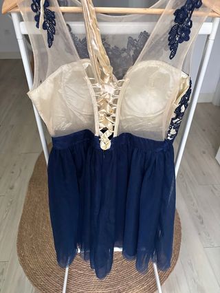 Vestido fiesta falda tul