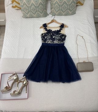 Vestido fiesta falda tul