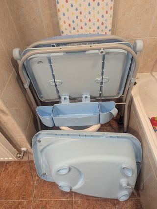Bañera y cambiador bebé