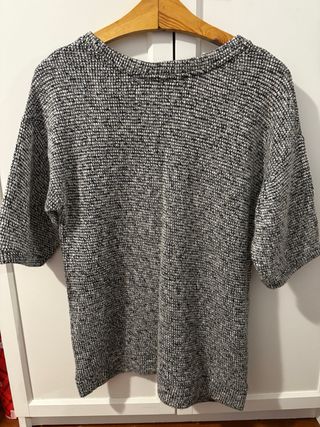 Jersey largo manga corta Zara