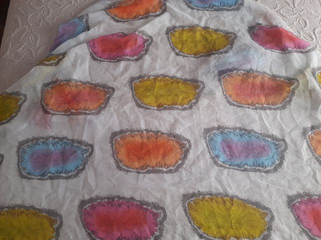 Sciarpa di ispirazione retrò molto grande