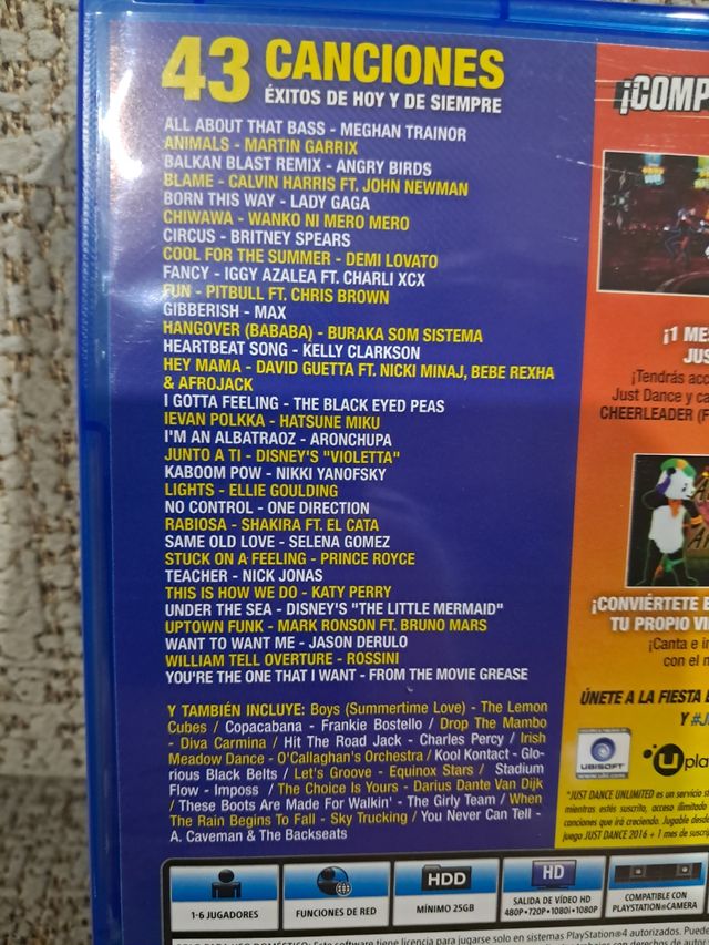 Lote Just Dance playstation