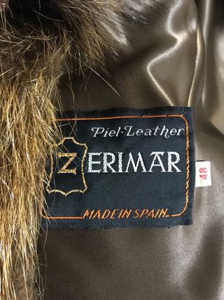 Abrigo señora Zerimar